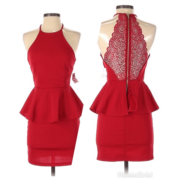 CLEANING CLOSET OUT!!! Must Go!! NWT red cocktail dress - Small - Picture 1 of 1